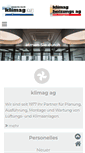 Mobile Screenshot of klimag.ch